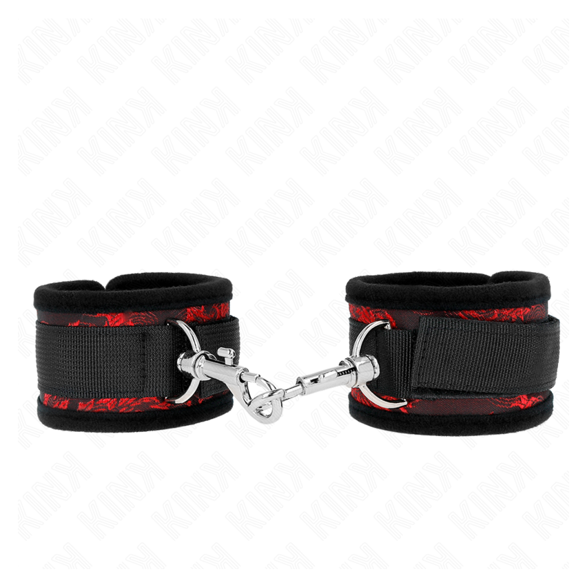 Kink - Scandal Wrist Restraints Red-black