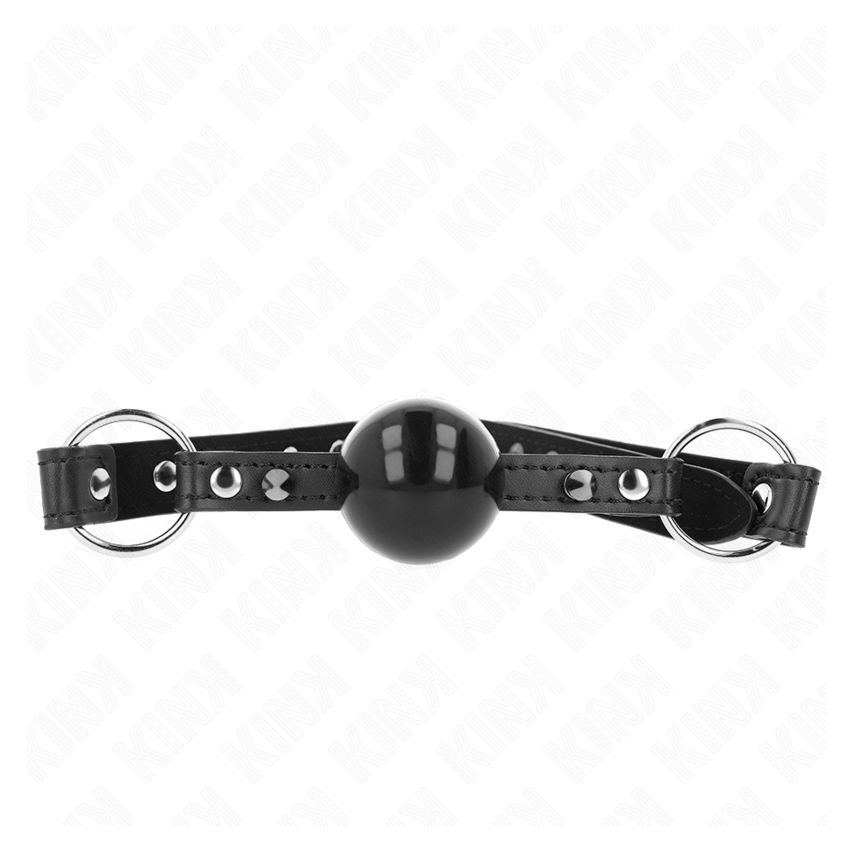 Kink - Ball 4 Cm Gag With Tip Rivet And Snap Lock 65 X 2 Cm