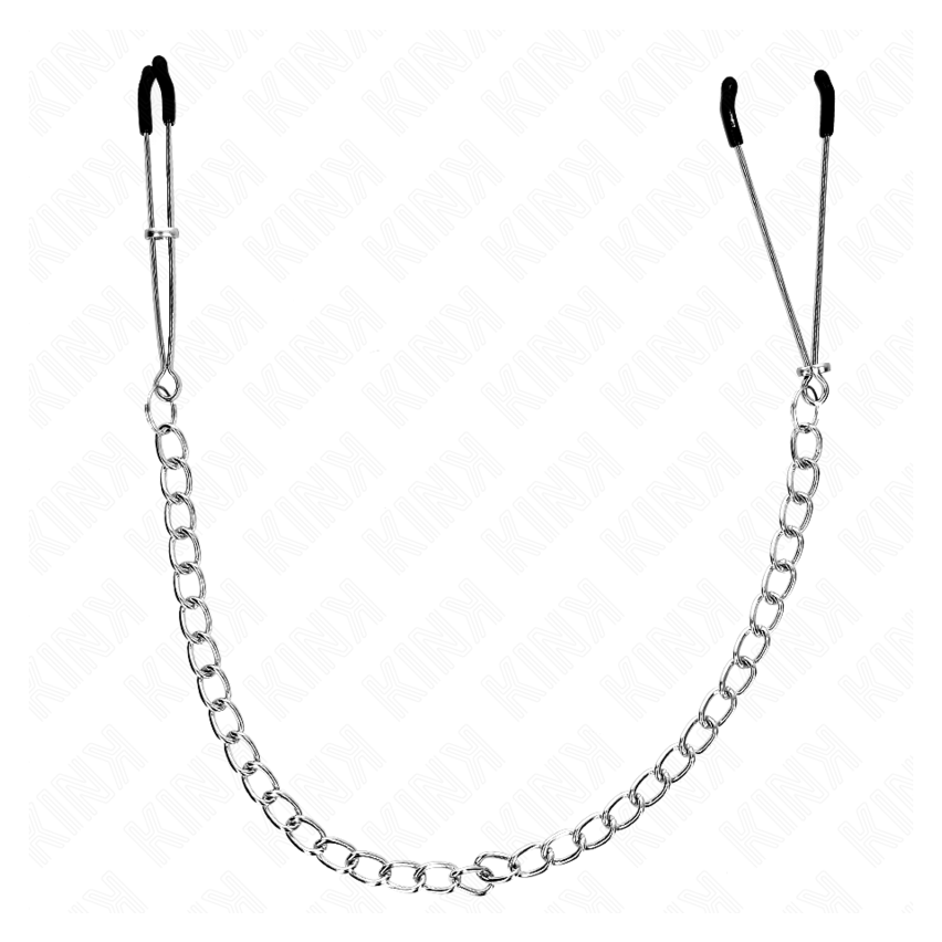 Kink - Thin Nipple Clamps With Thick Chain 30 Cm