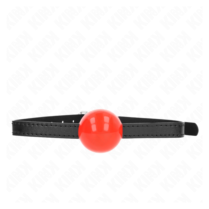 Kink - Red Single Solid Ball 4 Cm Gag 65 X 1.5 Cm