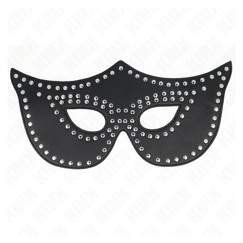 Kink - Leatherette Mask With Rivets Model 2 30 X 12 Cm