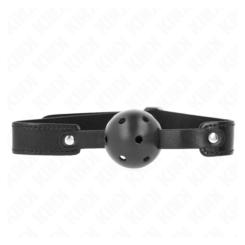 Kink - Black Breathable Ball 4.5 Cm Gag 65 X 2.5 Cm