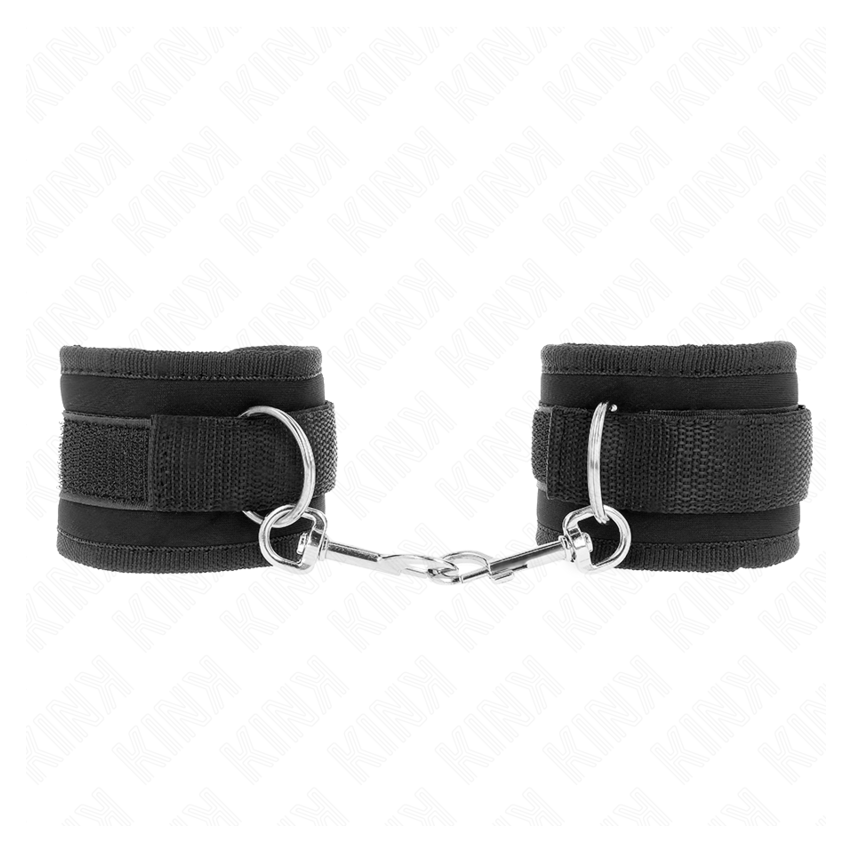 Kink - Nylon Bind Hook&loop Wrist Restraints Black Model 2 Adjustable 18-35 Cm X 6 Cm