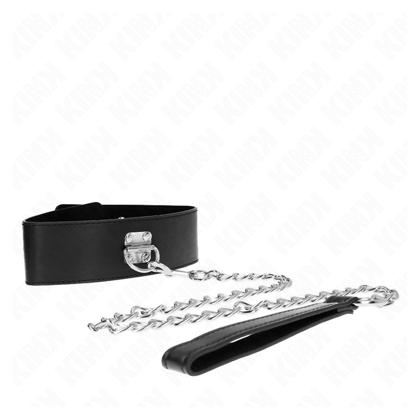 Kink - Basic Model Collar With Leash 65 Cm Model 0