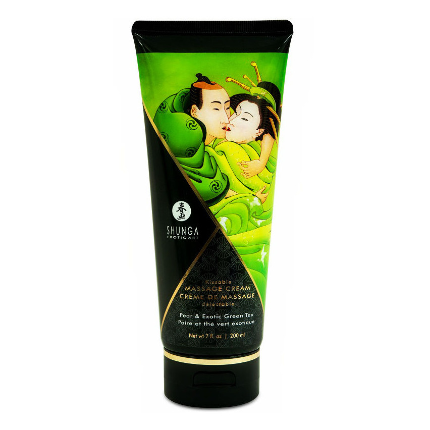 Shunga - Pear & Green Tea Massage Cream 200 Ml