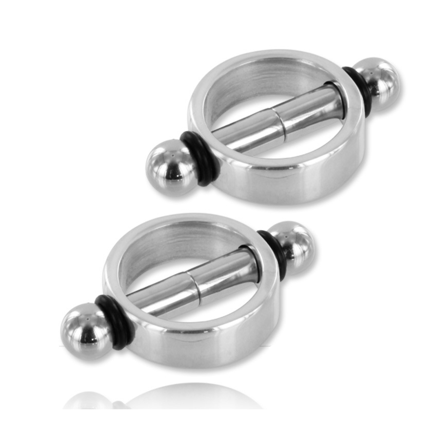 Metal Hard - Magnetic Nipple Clamps Pair