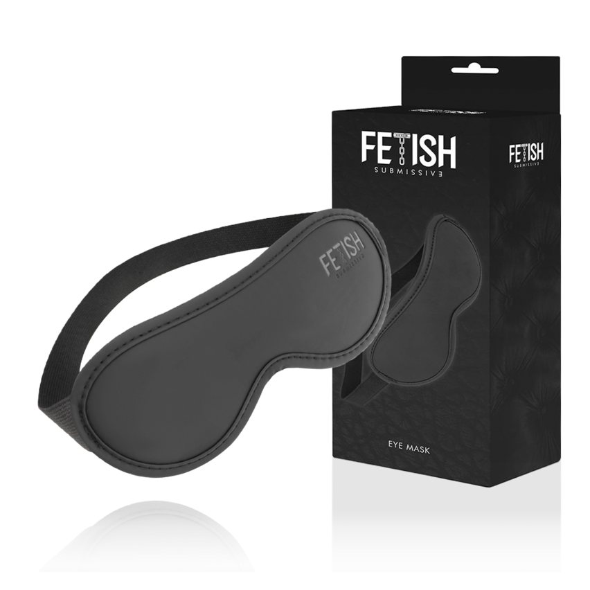 Fetish Submissive - Vegan Leather Mask Ii With Noprene Lining