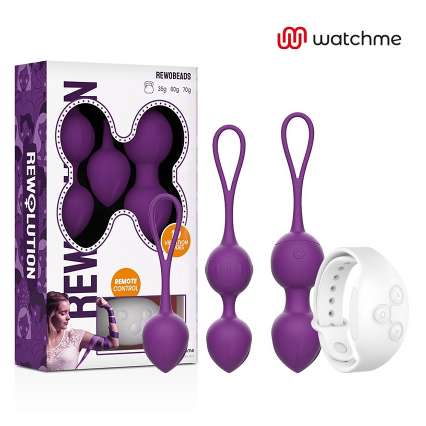 Rewolution - Rewobeads Vibrating Balls Remote Control With Watchme Technology