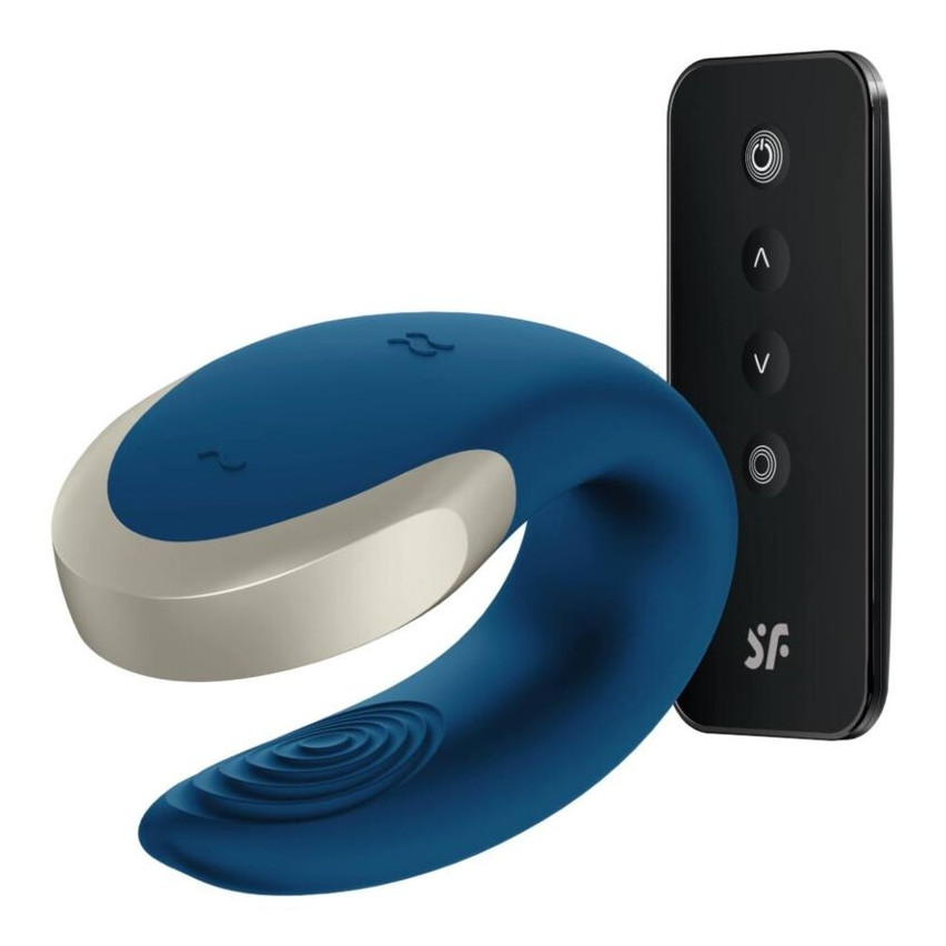 Satisfyer - Double Love Luxury Partner Vibrator Blue