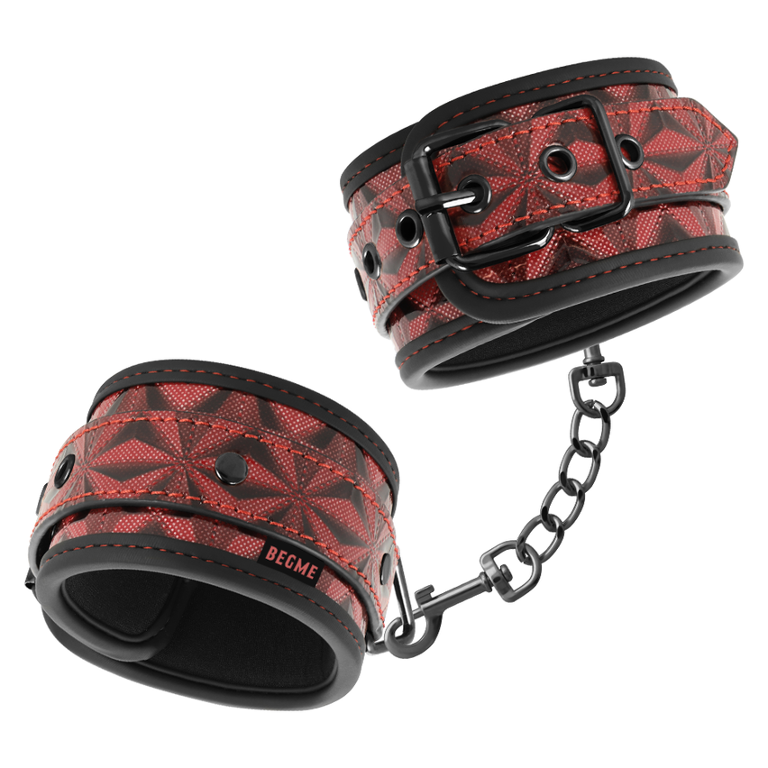 Begme - Red Edition Premium Ankle Cuffs With Neoprene Lining