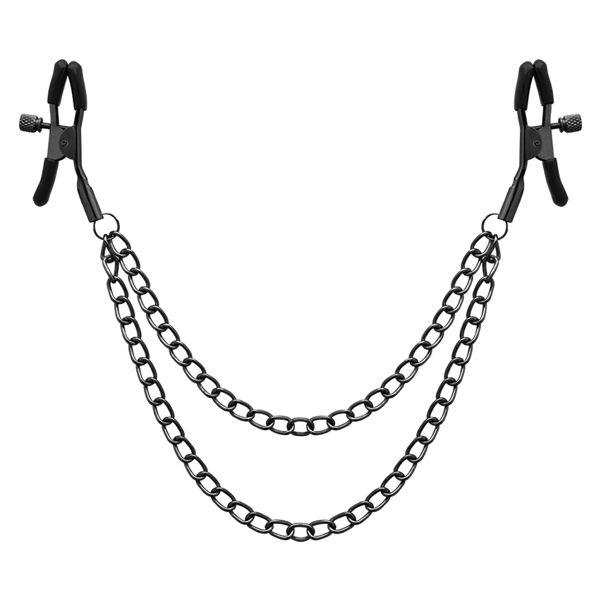 Begme - Red Edition Nipple Clips With Chain
