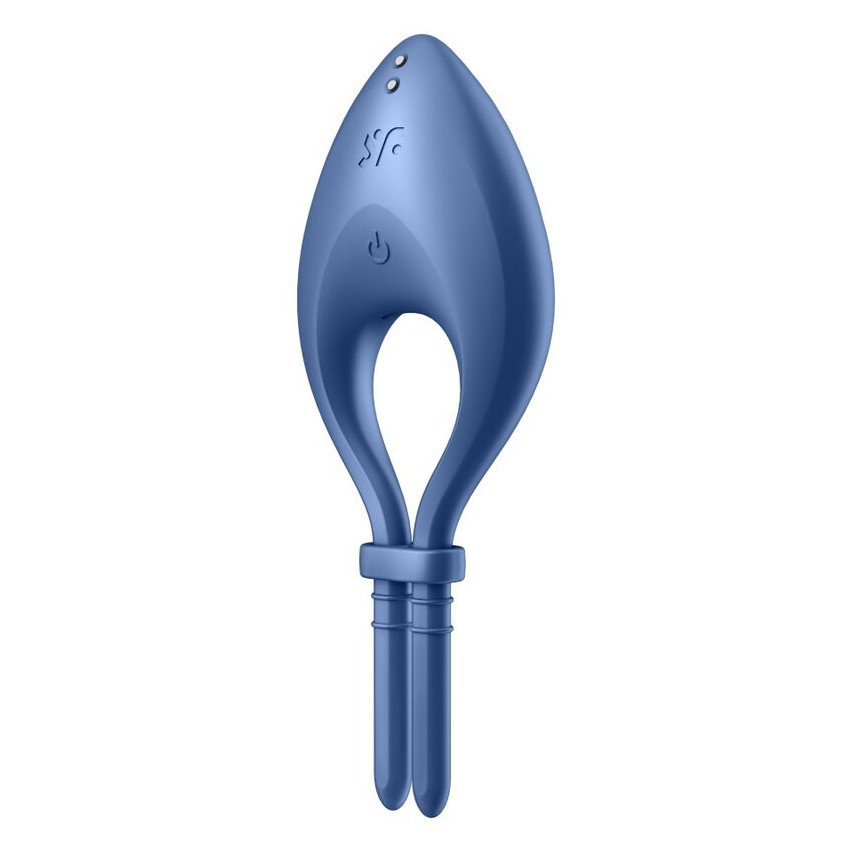 Satisfyer - Bullseye Ring Vibrator App Blue