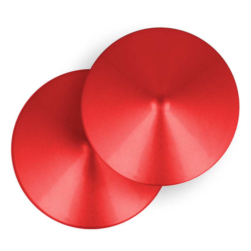 Ohmama Fetish Red Circle Nipple Covers