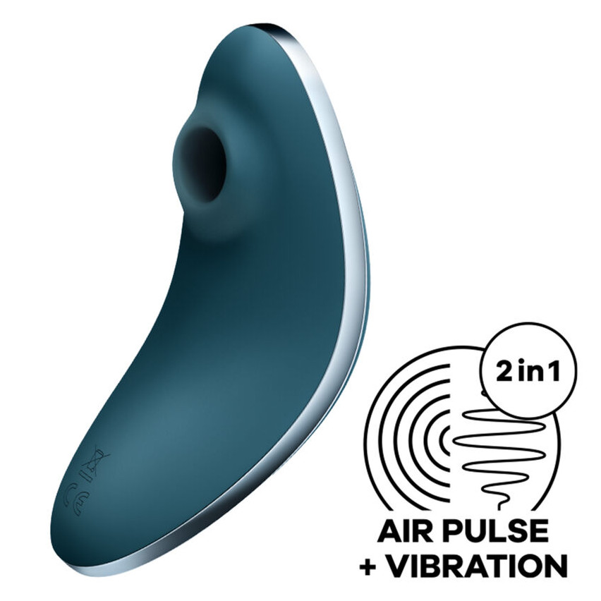 Satisfyer - Vulva Lover 1 Air Pulse Stimulator & Vibrator Blue