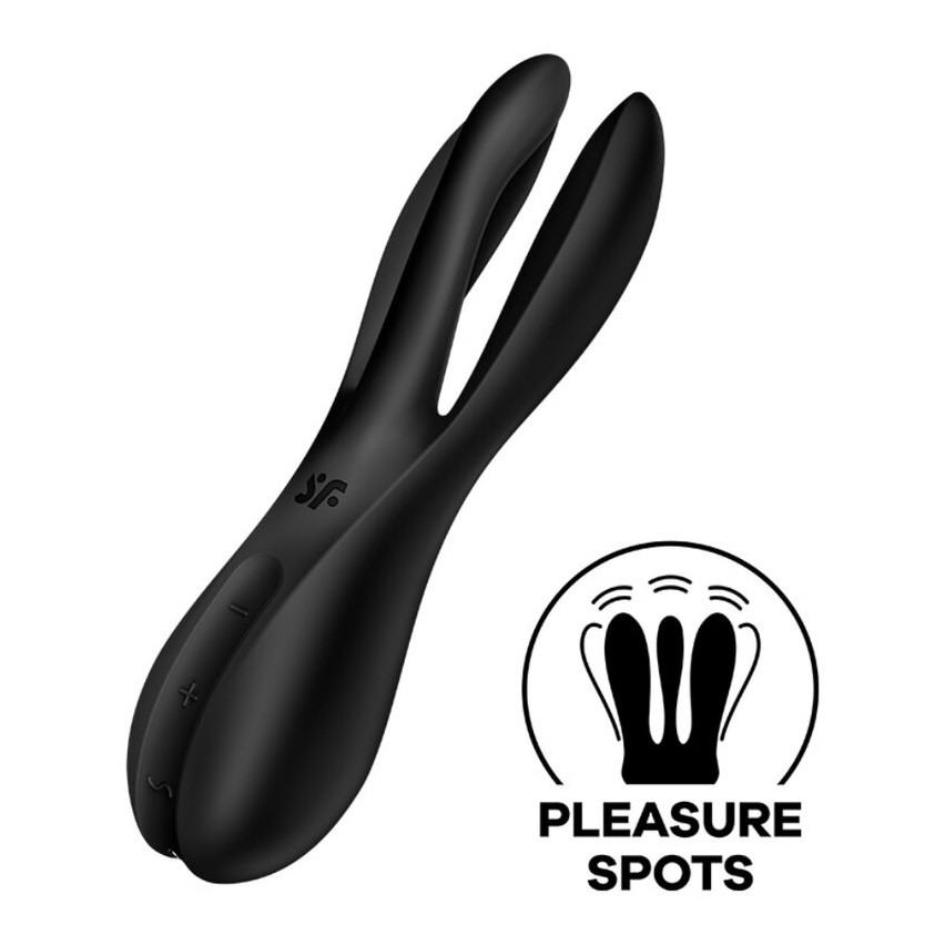 Satisfyer - Threesome 2 Vibrator Black