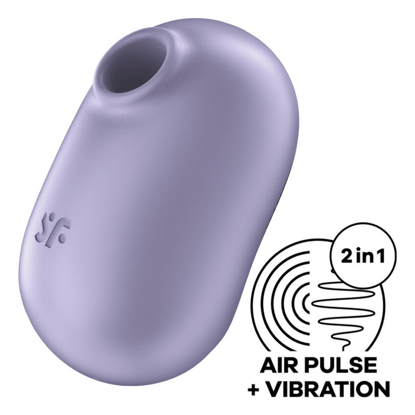 Satisfyer - Pro To Go 2 Double Air Pulse Stimulator & Vibrator Violet