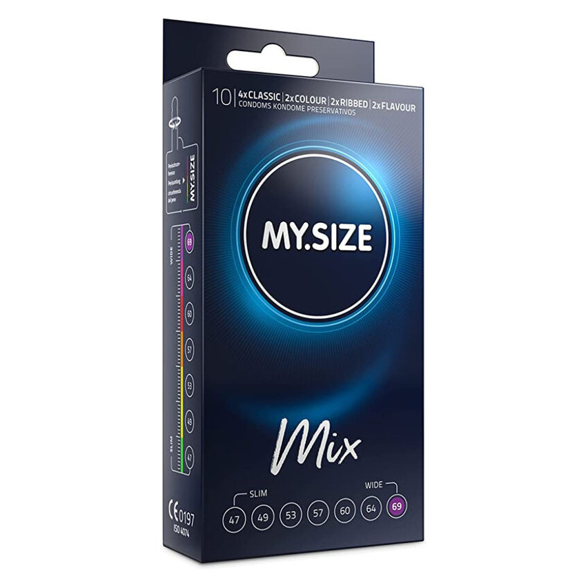 My Size - Mix Condoms 69 Mm 10 Units