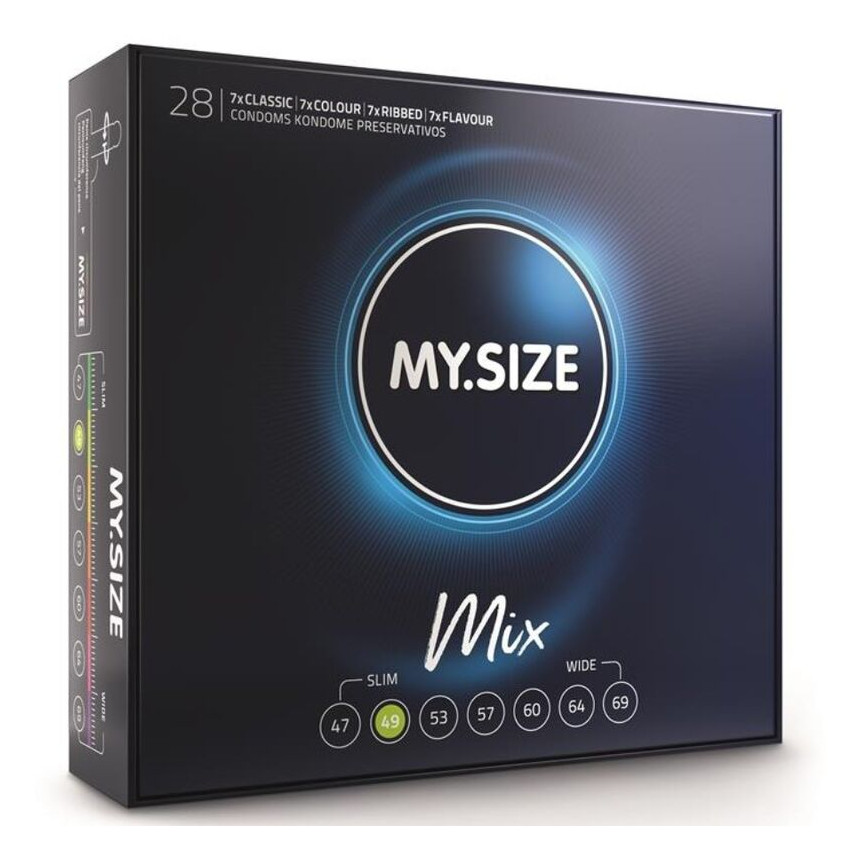My Size - Mix Condoms 49 Mm 28 Units