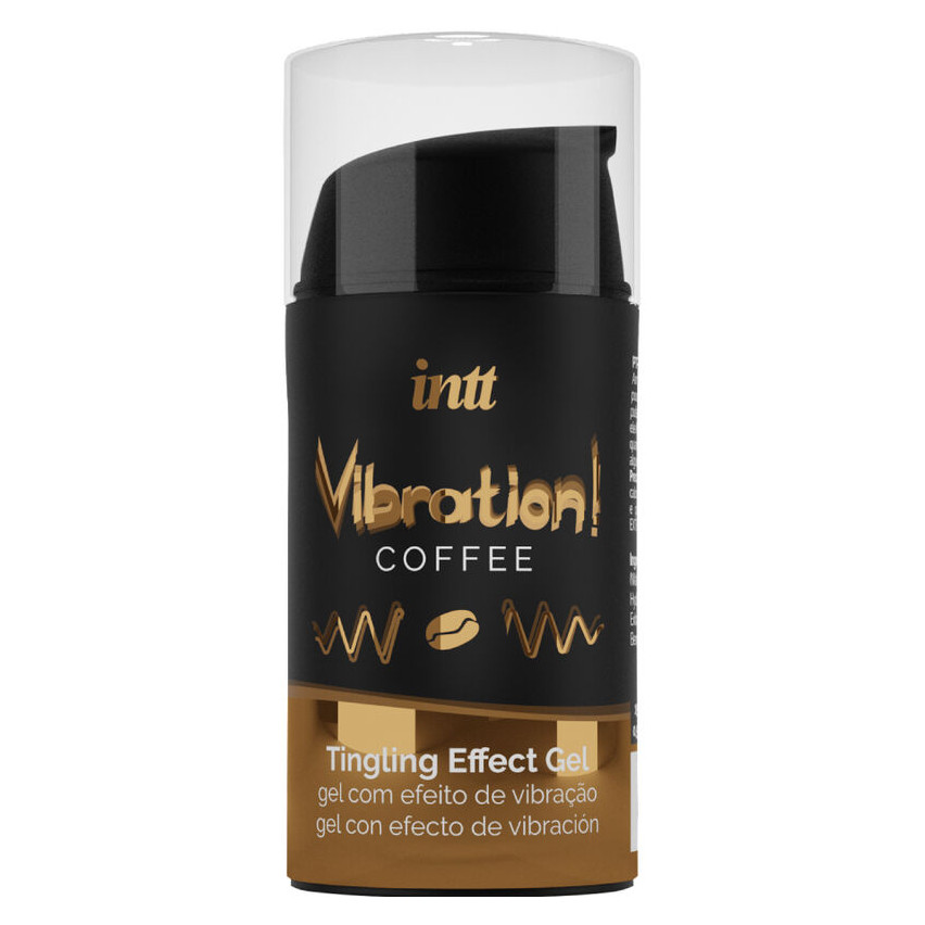 Intt - Powerful Intimate Stimulant Liquid Vibrating Gel Coffee 15ml