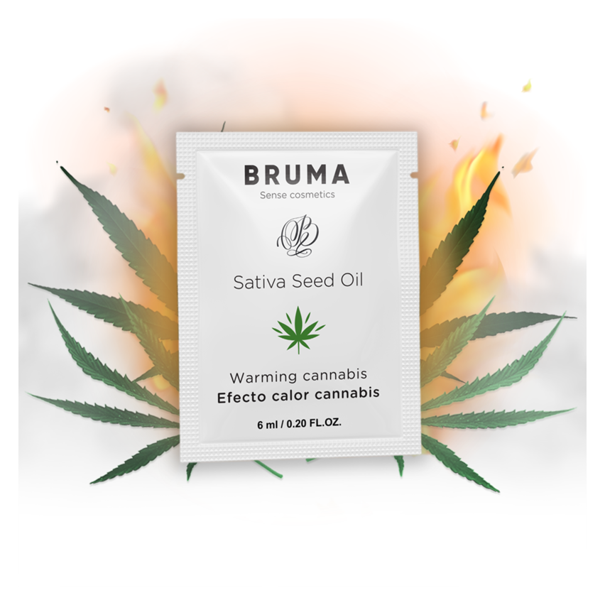 Bruma - Sativa Seed Oil Sliding Gel Warming Cannabis Flavor 6 Ml