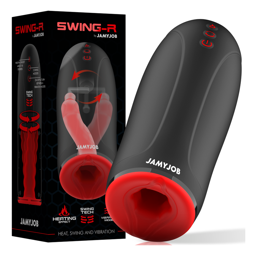 Jamyjob - Swing-r Heating Effect, Swing Tech And Vibration Masturbator