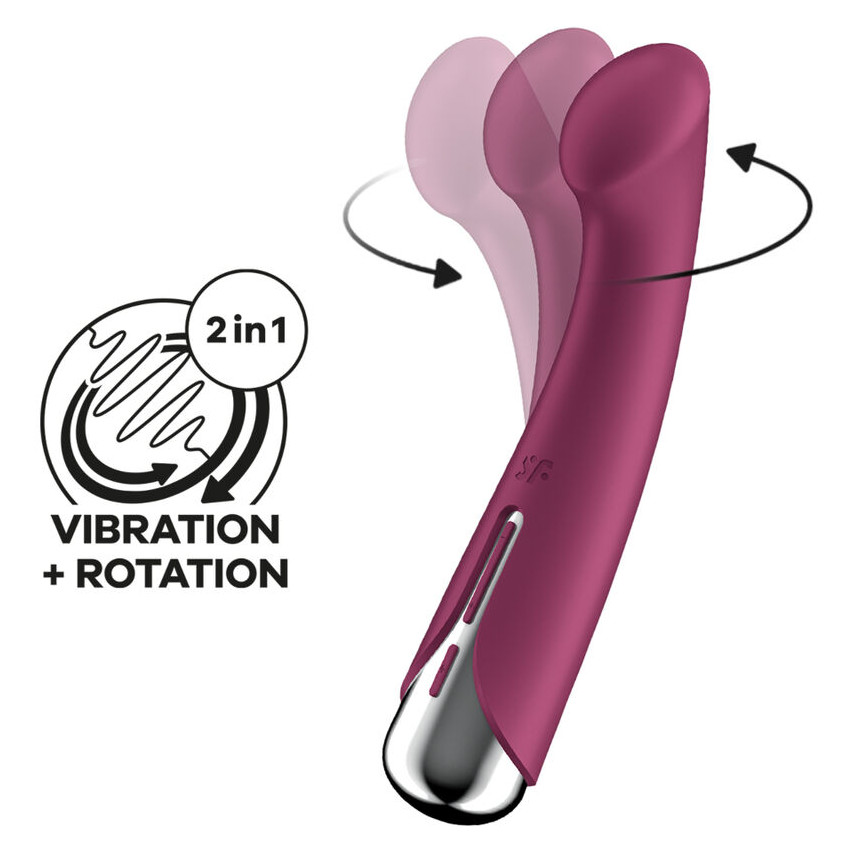 Satisfyer - Spinning G-sport 1 Rotator Vibrator Red