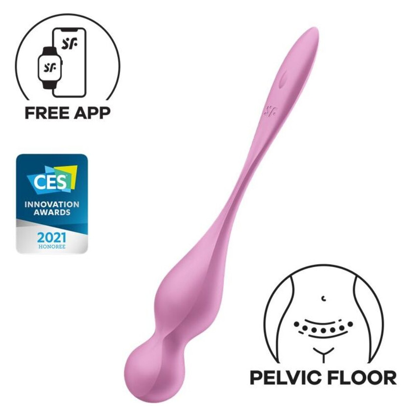 Satisfyer - Love Birds Vibrating Kegel Balls Pink