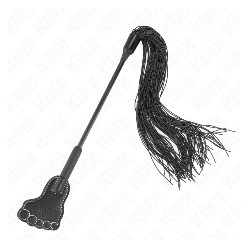 Kink - Foot Shaped Paddle With Tassel Whip 31 Cm
