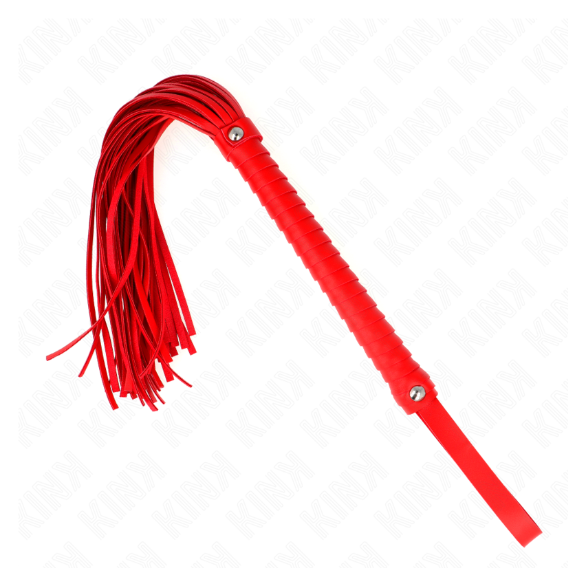 Kink - Whip With Red Textured Handle 48.5 Cm