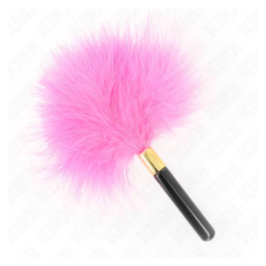 Kink - Fuchsia Gold Metal Tickle Feathers 18 Cm