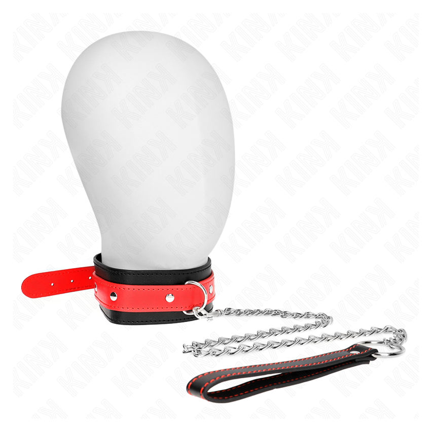 Kink - Necklace With Red Strap 65 Cm Ajustable 36-43 Cm X 5 Cm