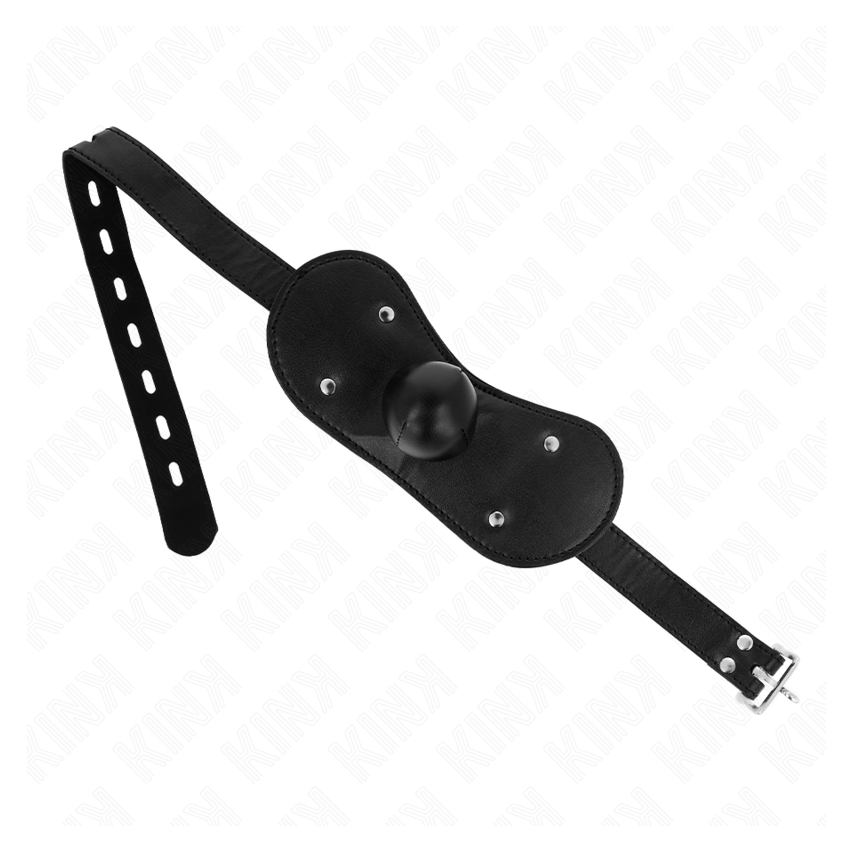 Kink - Ball Gag Mouth Mask With Lock Adjustable 42-60 Cm
