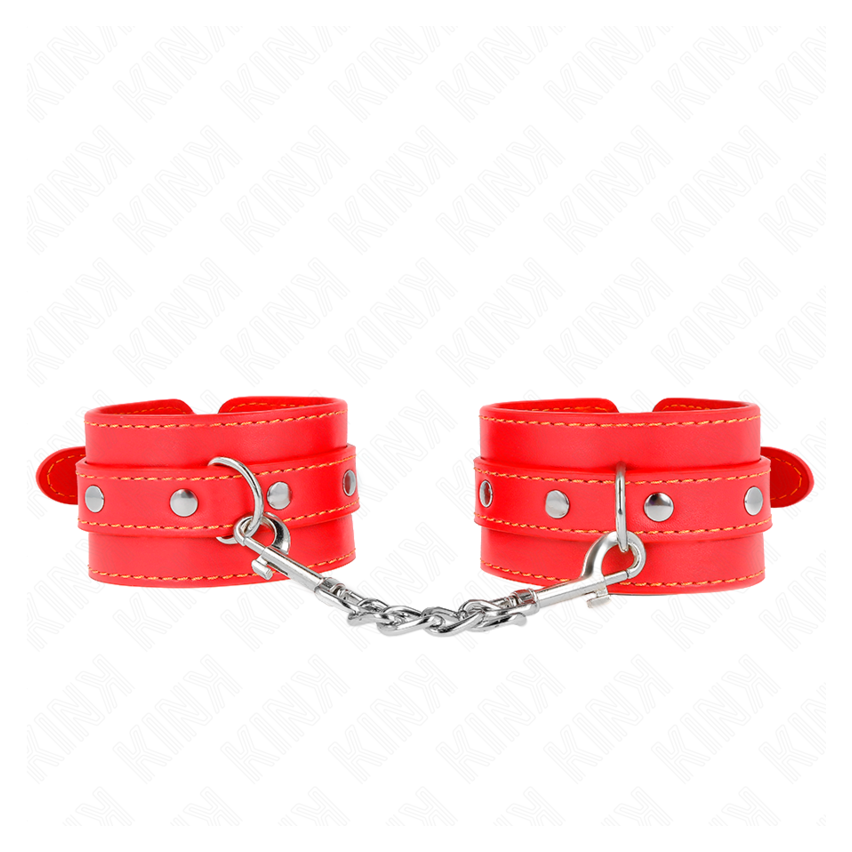 Kink - Thin Wrist Restraints Red Adjustable 21-33 Cm