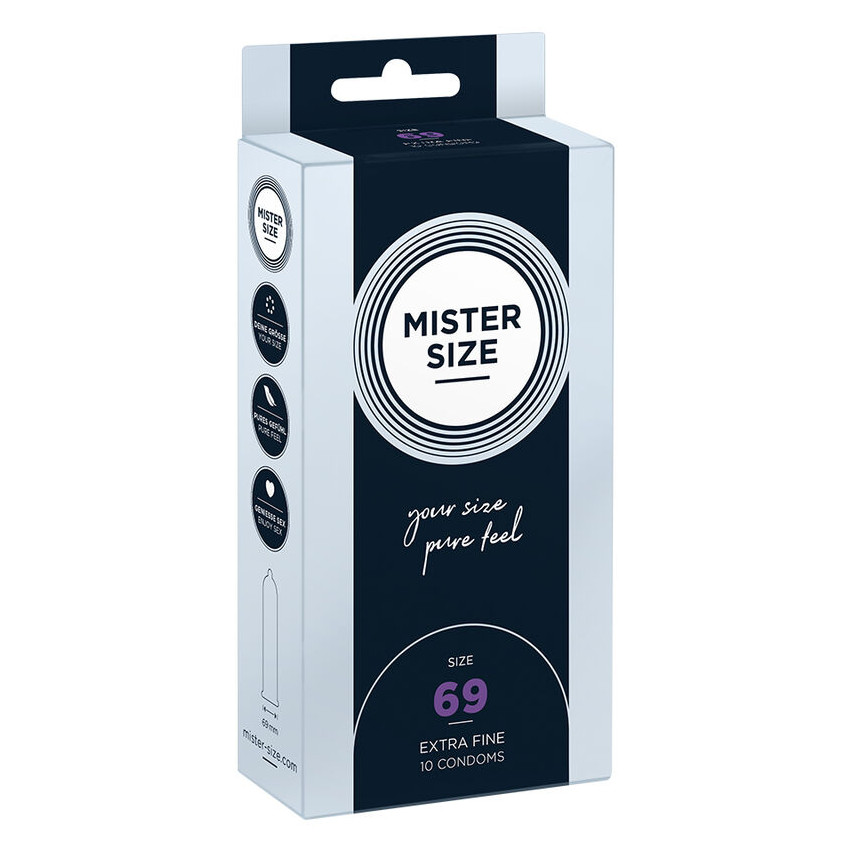Mister Size - Condoms Size Xxxl 69 Mm (10 Units)
