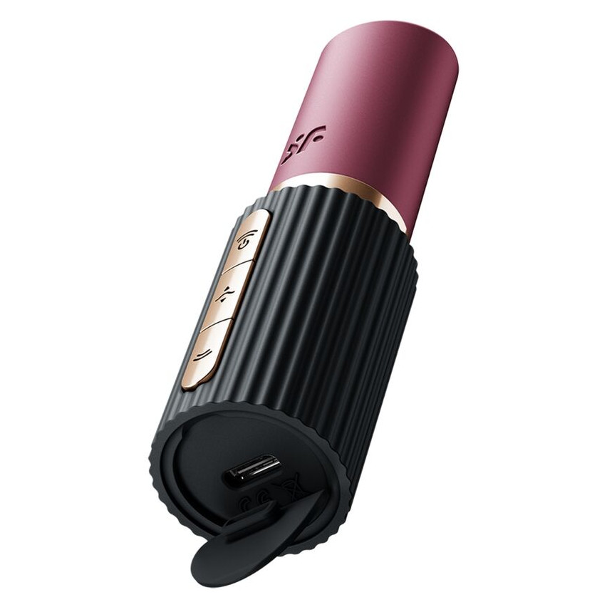 Satisfyer - Pro 2 Kiss Wave Clitoris Stimulator Garnet / Black