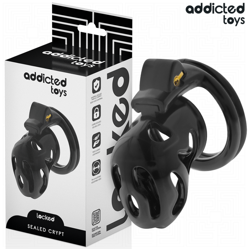 Addicted Toys Locked - Sealed Crypt Penis Cage 8 Cm