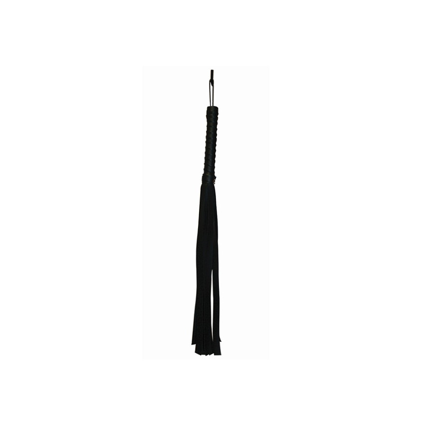 Sportsheets - Sex & Mischief Black Faux Leather Flogger