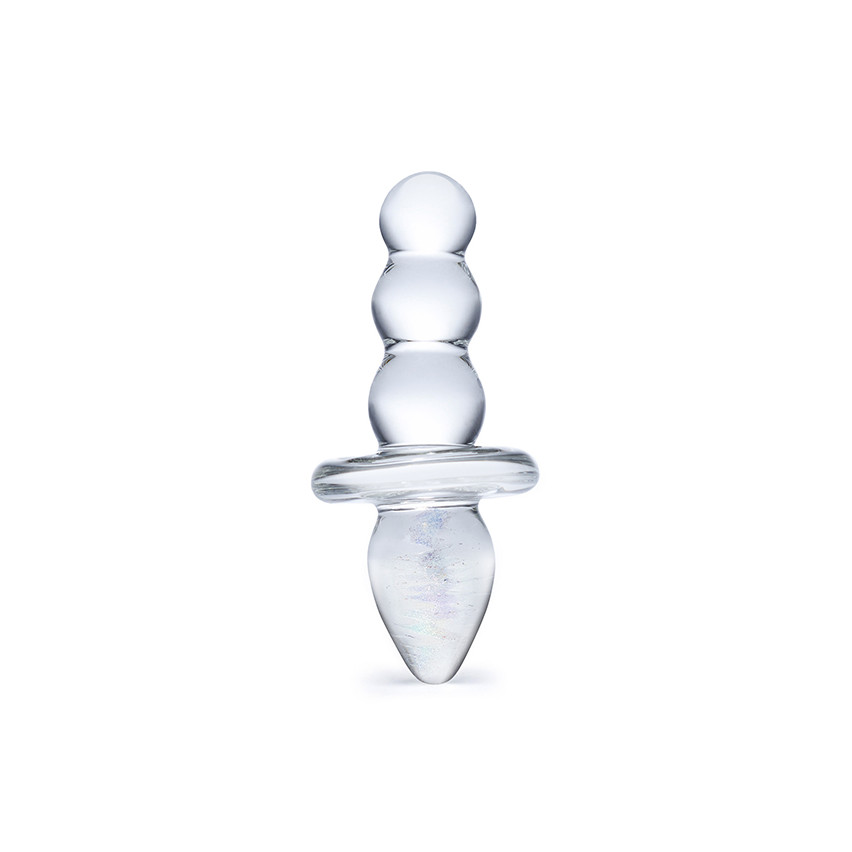 Glas - Titus Beaded Glass Butt Plug