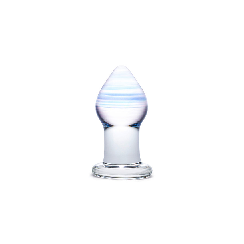 Glas - Amethyst Rain Glass Butt Plug