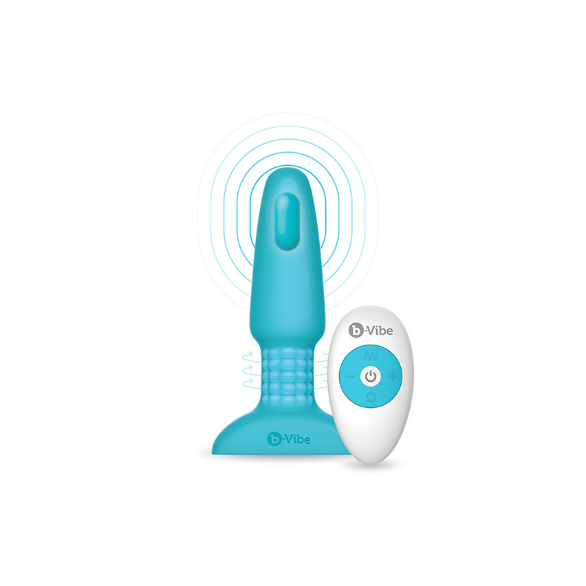 B-vibe - Rimming Remote Control Plug 2 Teal