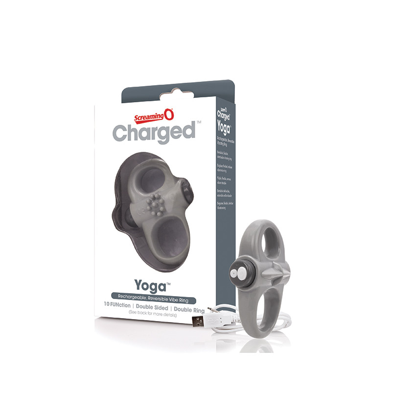 The Screaming O - Charged Yoga Vibe Ring Grey