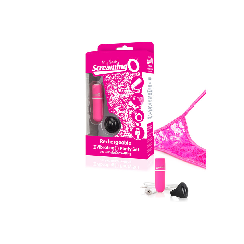 The Screaming O - Charged Remote Control Panty Vibe Pink