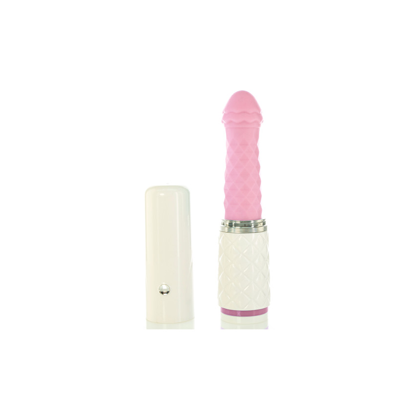 Pillow Talk - Feisty Thrusting Vibrator Pink