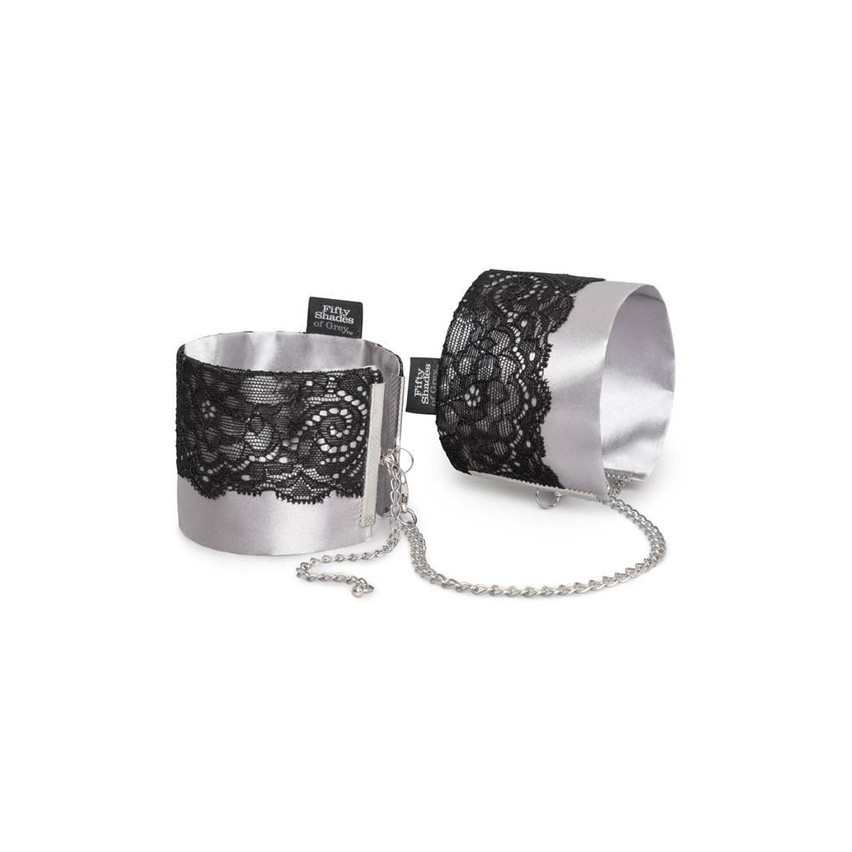 Fifty Shades Of Grey - Play Nice Satin & Lace Wrist Cuffs