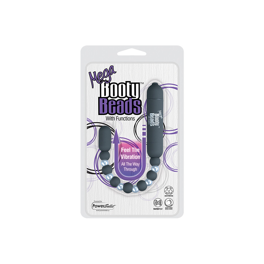 Powerbullet - Mega Booty Beads With 7 Functions Grey