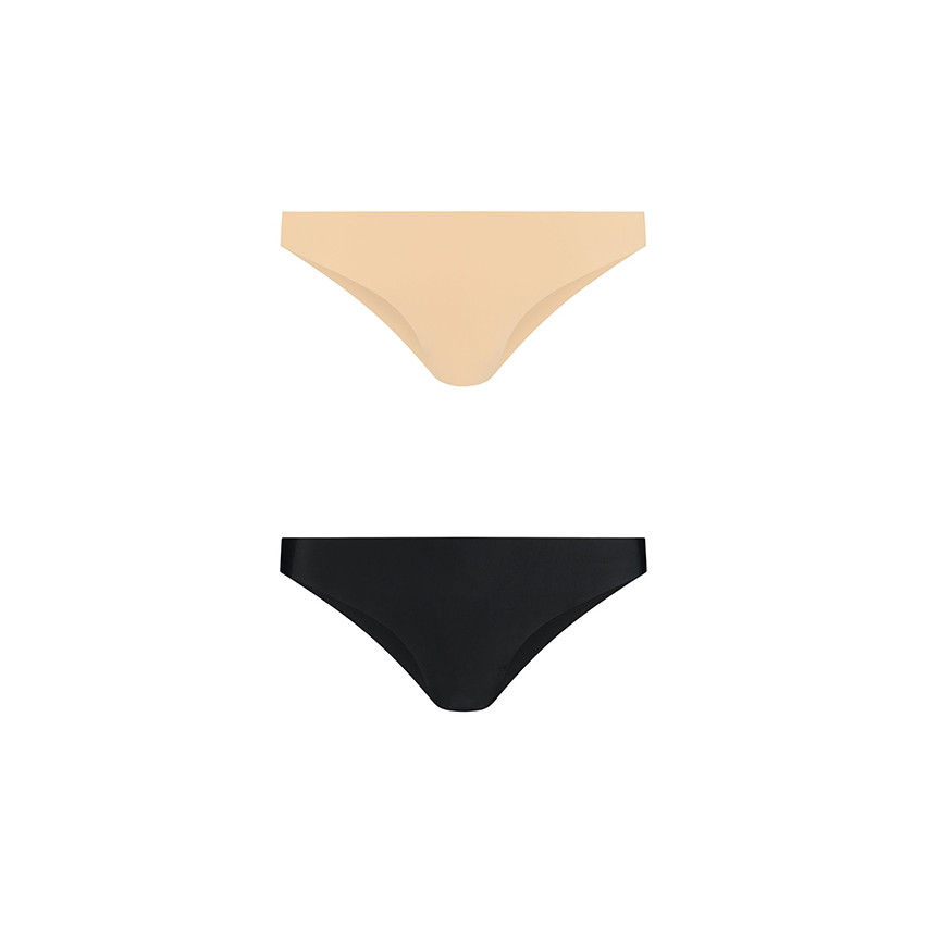 Bye Bra - Invisible Brazilian Nude + Black M