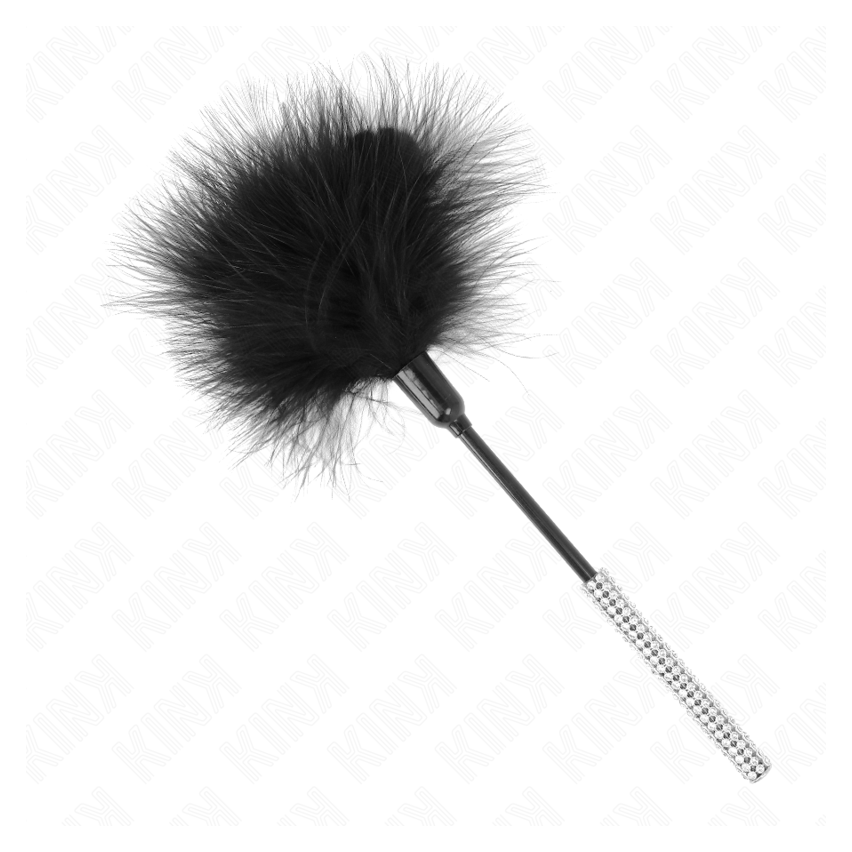 Kink - Tickle Feathers With Rhinestone Handle 27 Cm