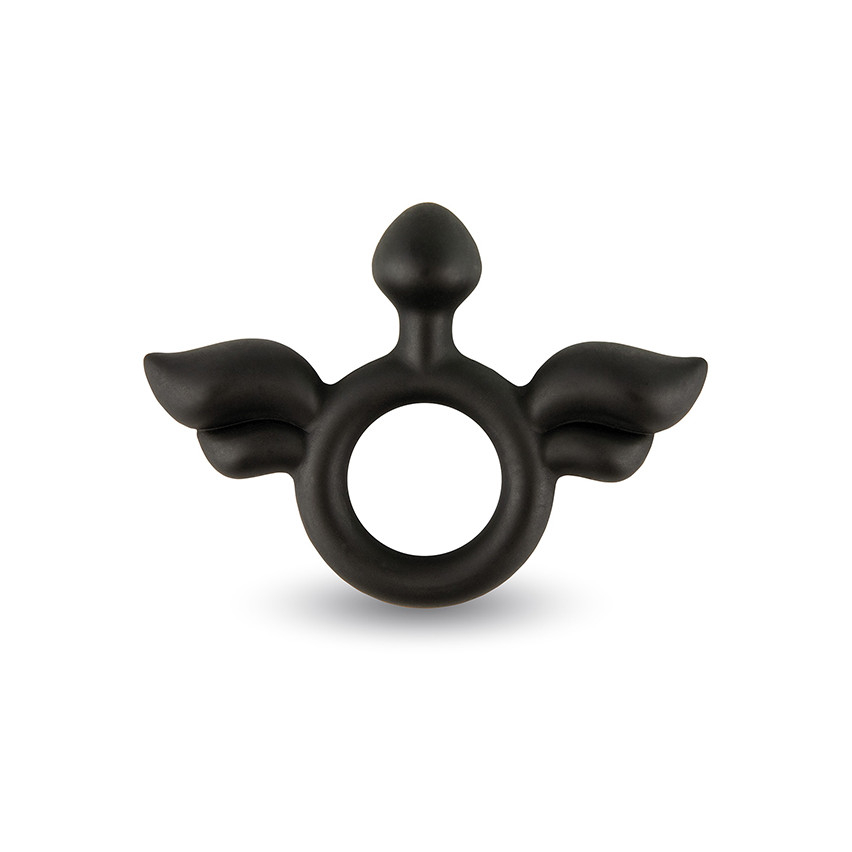 Velv'or - Rooster Jeliel Angel Design Cock Ring Black