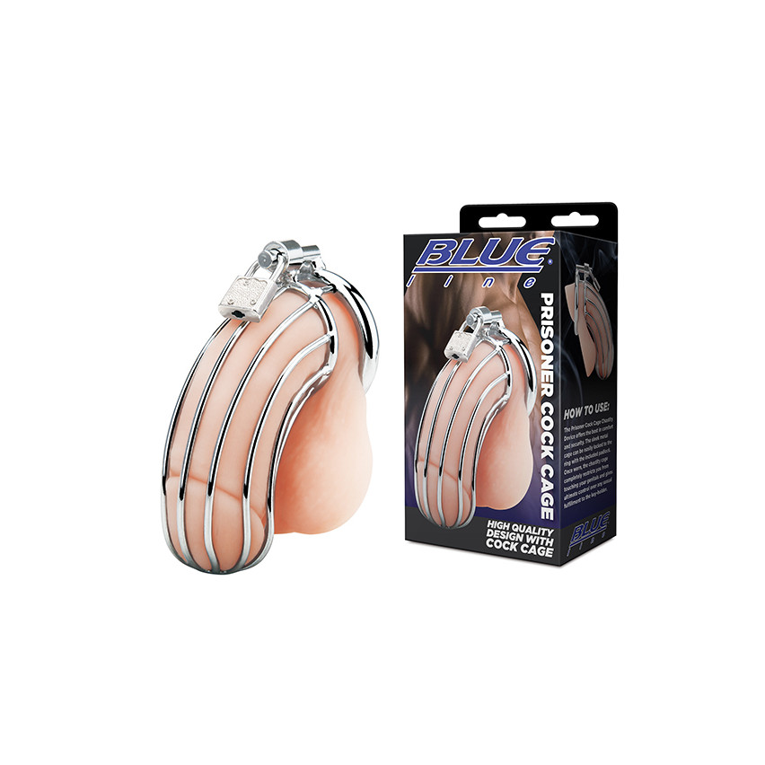 Blueline - Prisoner Cock Cage Silver